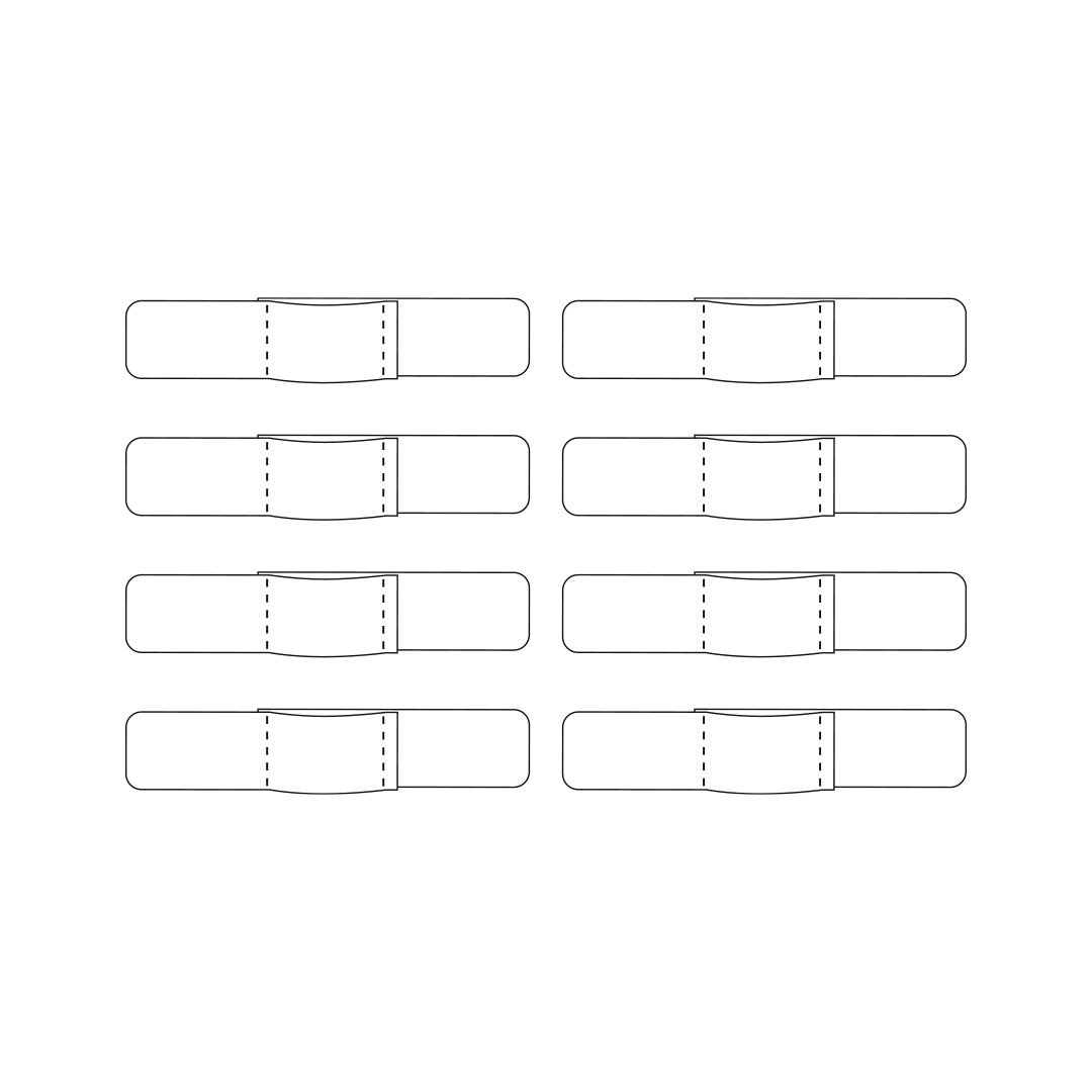 Velcro Strap Keeper 25mm