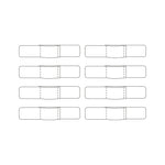 Velcro Strap Keeper 25mm