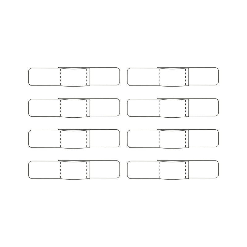 Velcro Strap Keeper 25mm